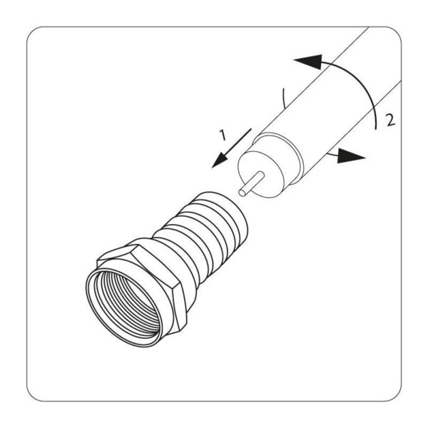 Разъем F RG-6 (3003-2) (уп.100шт) PROCONNECT 05-4003-6 (489896)