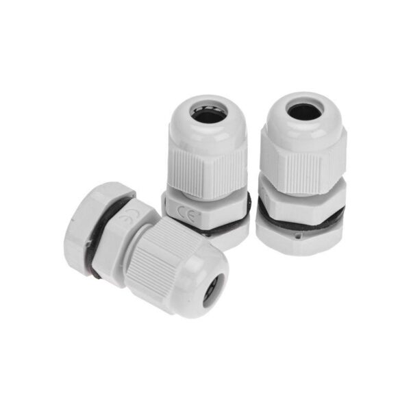 Ввод кабельный PG-7 (3.5-6мм) сер. комплект (уп.3шт) Rexant 07-8007-A3 (1742423)