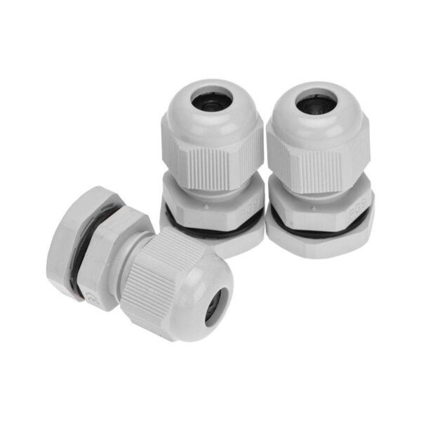 Ввод кабельный PG-9 (4-8мм) сер. комплект (уп.3шт) Rexant 07-8009-A3 (1742424)