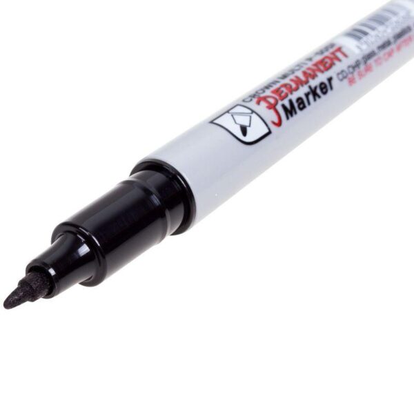 Маркер перманентный "Multi Marker Super Slim" 1мм пулевидный черн. Crown 08-8001 (1386090)