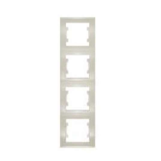 Рамка 4-м Бриллиант верт. сл. кость UNIVersal 7948714 (1062120)