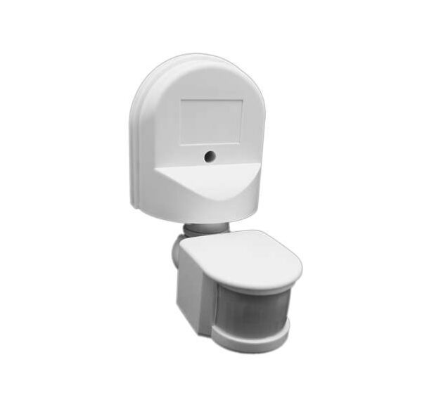 Датчик движения PMS-IR 008 1200Вт 180град. 12м IP44 WH JazzWay 5012899 (1229621)