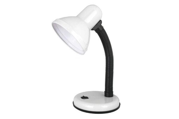 Светильник UF-301P С01 настол. 230В 60Вт бел. Ultraflash 12367 (435394)