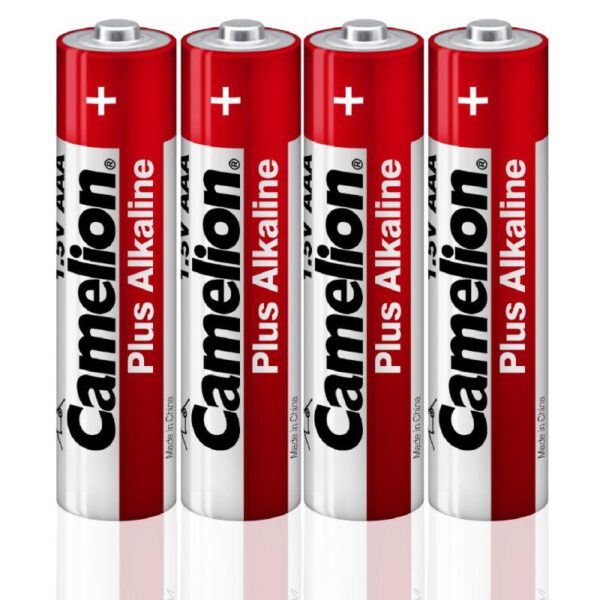 Элемент питания алкалиновый AAA/LR03 1.5В Plus Alkaline LR03-SP4 (уп.4шт) Camelion 12553 (458633)