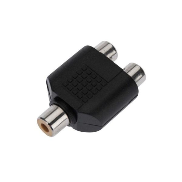 Переходник 1 гнездо RCA-2 гнезда RCA REXANT 14-0422 (478925)