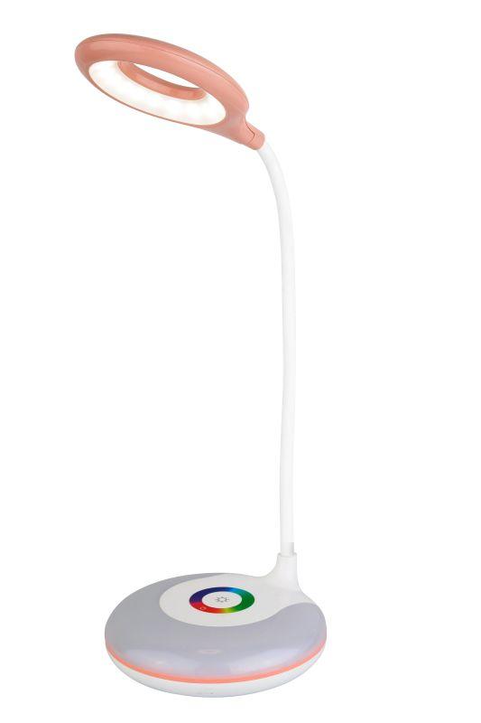 Светильник светодиодный настольный UF-752 C14 6Вт RGB 3 уровня яркости розов. Ultraflash 14491 (1565735)