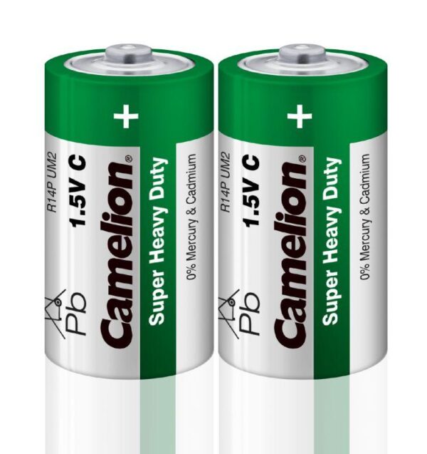 Элемент питания солевой C/R14 R14P-SP2G 1.5В SR-2 (уп.2шт) Camelion 1661 (197981)
