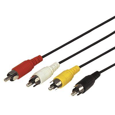 Шнур 4х4 RCA 3м Rexant 17-0304 (1256643)