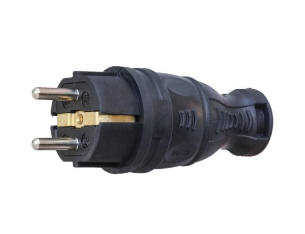 Вилка прямая 16А с заземл. каучук TOKOV ELECTRIC TKE-C05-KV-Z (1701082)