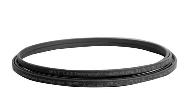 Кабель нагревательный саморег. 30Вт/м с экраном 16 AWG термопласт Ex TOKOV ELECTRIC TKE-SRL-30-2CR (1775984)