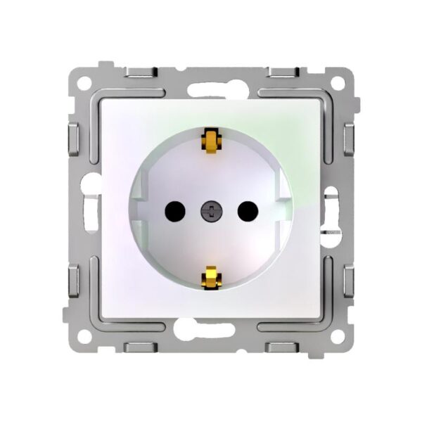 Розетка 1-м СП Pixel 16А IP20 с заземл. механизм перламутр. TOKOV ELECTRIC TKE-PX-R1Z-C04 (1792296)