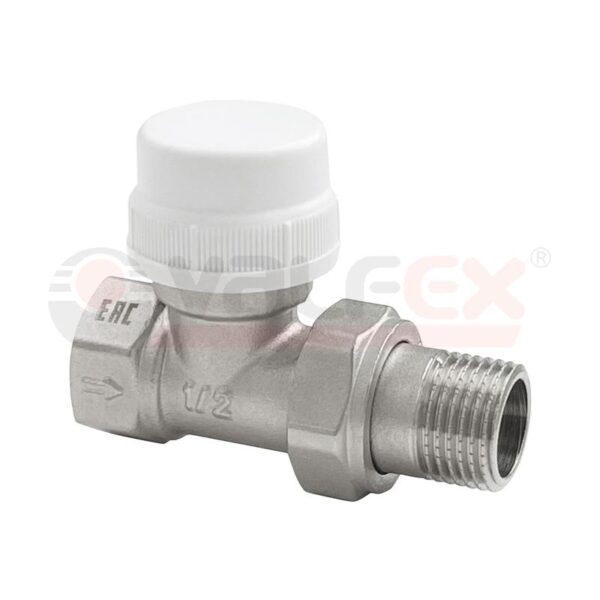 Клапан термостатический для радиаторов прямой 1/2дюйм (80/10) К VALFEX VALFEX VF.032.T.04 (1799378)