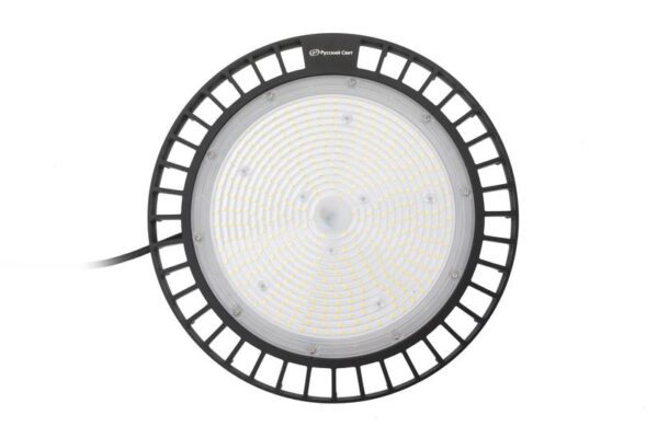 Светильник светодиодный ДСП IB 10 S 150W M 850 BK D298xH112мм 150Вт 5000К IP65 High Bay подвес черн. Русский Свет 16091023048 (1817974)