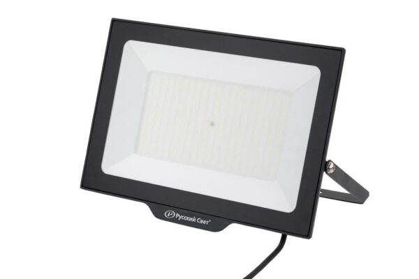 Прожектор светодиодный СДО FL 10 C 200W VW 865 BK CL 397х290х31.5мм 200Вт 6500К IP65 уличный черн. Русский Свет 15081023058 (1837276)
