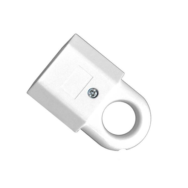 Розетка переносная 6А 250В плоская с ушком без заземл. бел. UNIVersal А104 (1840846)