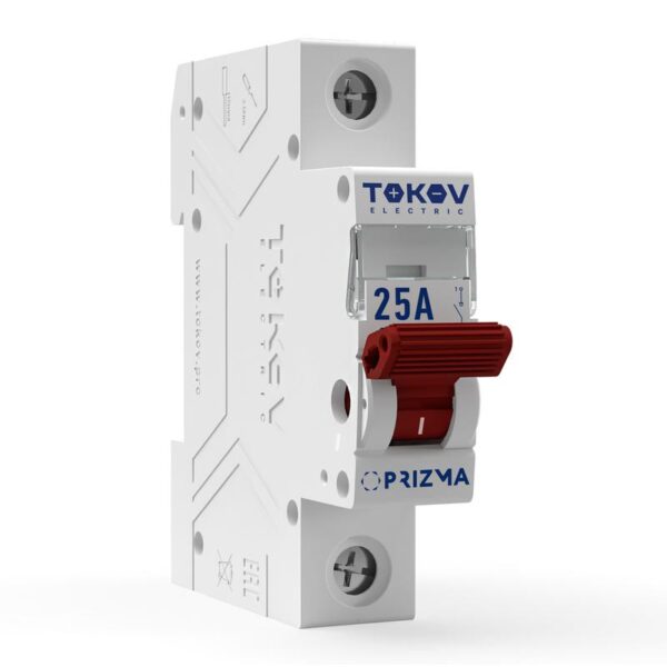 Выключатель нагрузки модульный 1п 25А PRIZMA TOKOV ELECTRIC TKE-PZ60-MDSI-1-25 (1848453)