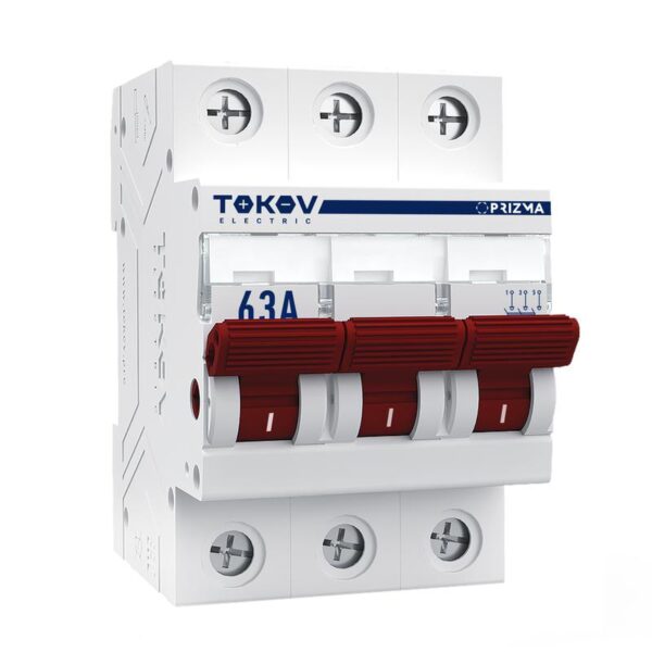 Выключатель нагрузки модульный 3п 63А PRIZMA TOKOV ELECTRIC TKE-PZ60-MDSI-3-63 (1848467)