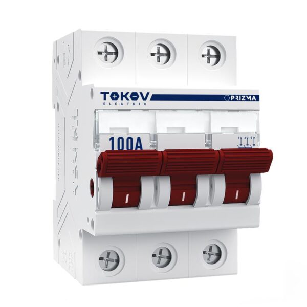 Выключатель нагрузки модульный 3п 100А PRIZMA TOKOV ELECTRIC TKE-PZ60-MDSI-3-100 (1848468)
