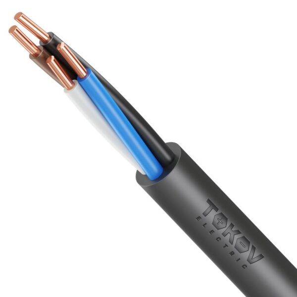 Кабель TOKOV ELECTRIC ВВГнг(А)-LS 4х10 ОК (N) 0.66кВ (м) УТ000028406 (1851726)