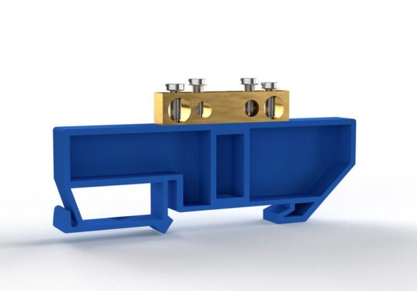 Шина нулевая на DIN-изоляторе 6х9мм 4 отвер. латунь TOKOV ELECTRIC TKE-BCB-69-4-DIN/N (1855426)