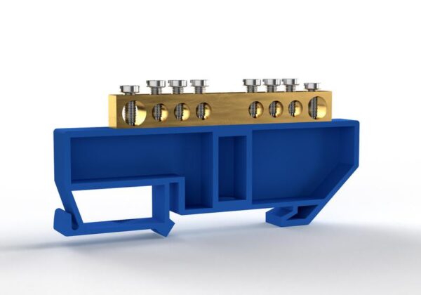 Шина нулевая на DIN-изоляторе 6х9мм 8 отвер. латунь TOKOV ELECTRIC TKE-BCB-69-8-DIN/N (1855428)