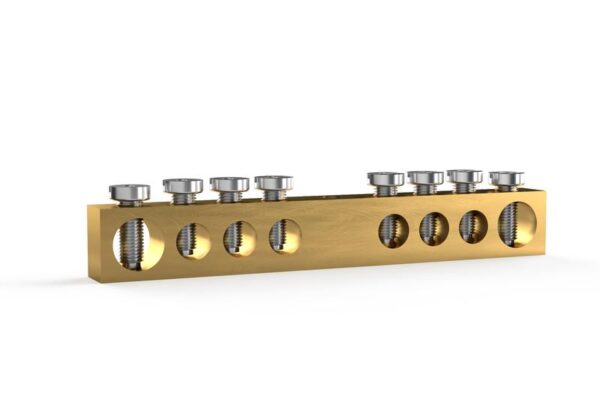 Шина PEN "земля-ноль" 6х9мм 8 отвер. латунь TOKOV ELECTRIC TKE-BCB-69-8-N/PEN (1855445)