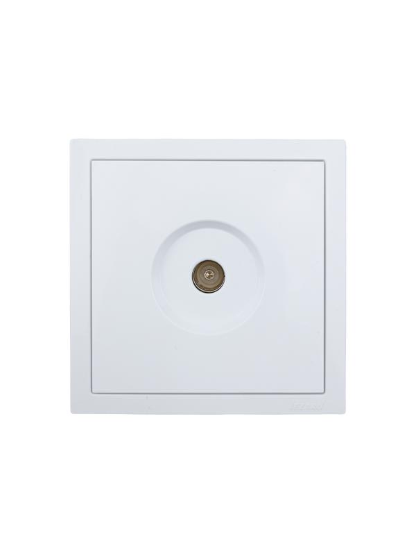 Розетка ТВ оконечная СП ZIMA IP20 бел. LEZARD 704-0288-130 (1873428)