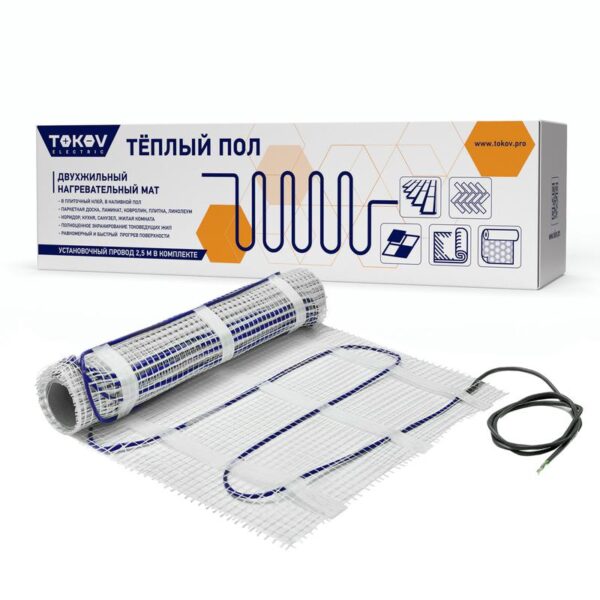Комплект "Теплый пол" (мат) 150Вт/кв.м 3кв.м TOKOV ELECTRIC TKE-MAT150-450-3 (1873488)