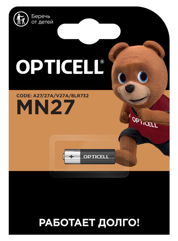 Элемент питания алкалиновый A27/MN27/8LR732 12В (блист.1шт) Specialty Opticell 5070002 (1875983)