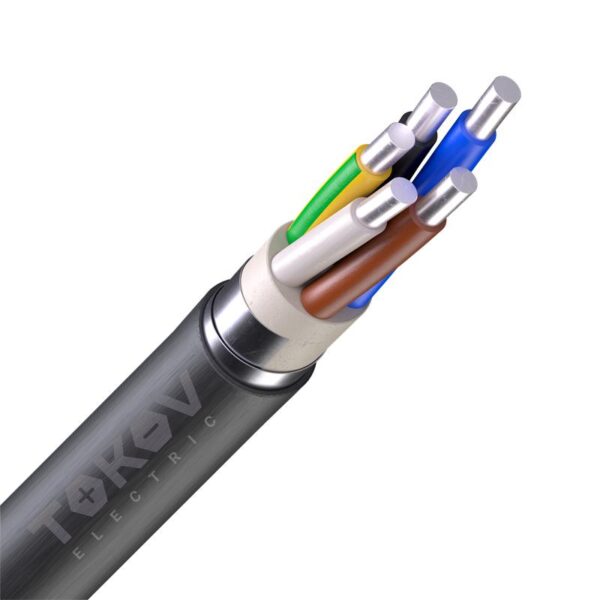 Кабель TOKOV ELECTRIC АВВГнг(А)-LS 5х6 ОК (N PE) 0.66кВ (м) 00-00036631 (1938938)