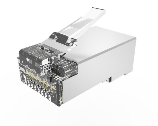 Коннектор RJ45(8P8C) кат.6 экранир. универс. (уп.100шт) TOKOV ELECTRIC TKE-CNR-623-STP (1980862)