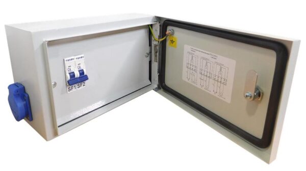 Ящик с понижающим трансформатором ЯТП 0.25 230/36 (2 авт. выкл.) IP54 TOKOV ELECTRIC TKE-TT12-36-250-54 (2028235)