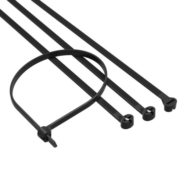 Хомут кабельный 7.6х370 P6.6 с двойн. замком черн. (уп.100шт) DKC 21327SR (1628087)