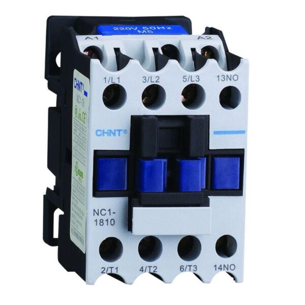 Контактор NC1-1810 18А кат. 400В AC 1НО AC-3 (R) CHINT 221560 (1611234)