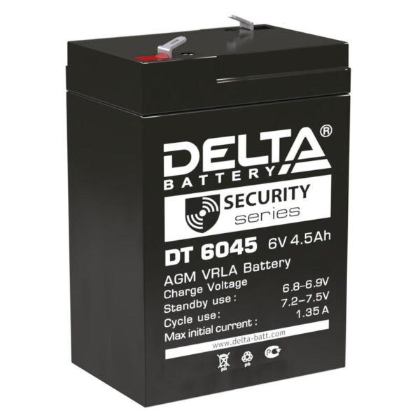 Аккумулятор ОПС 6В 4.5А.ч DT 6045 Delta 4614010040031 (262320)