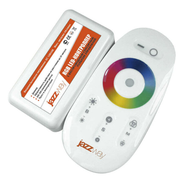 Контроллер RGB PRC-4000HF WH 12/24В 216/432Вт бел. JazzWay 1007957 (262883)