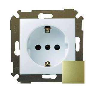 Розетка 1-м СП Simon34 16А IP20 с заземл. механизм бронз. Simon 34432-036 (283102)