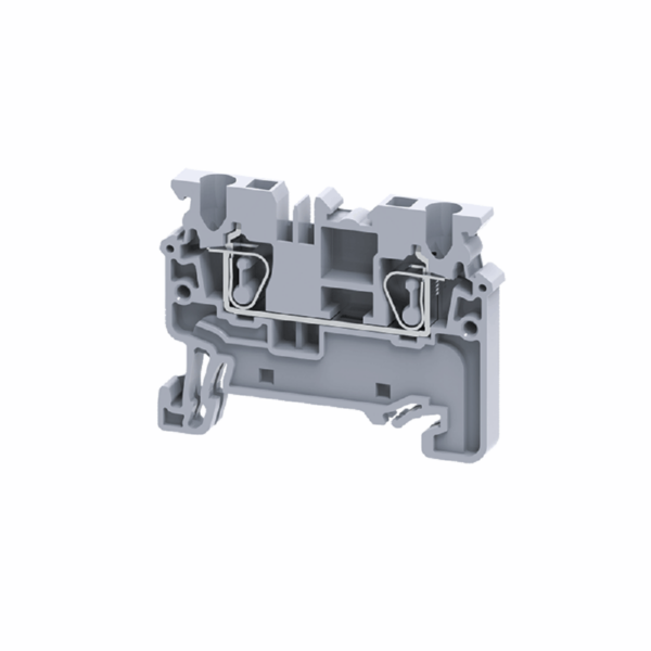 Клемма проходная пружинная OptiClip CХ-2.5-I-24A-(0.2-2.5) сер. КЭАЗ 289711 (1689310)