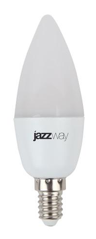 Лампа светодиодная PLED-SP 7Вт C37 свеча 3000К тепл. бел. E14 530лм 230В JazzWay 1027818-2 (299867)