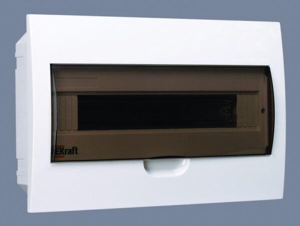 Корпус встраиваемый ЩРВ-П-18 25х40х10 18мод. IP41 пластик. DEKraft 31005DEK (160551)
