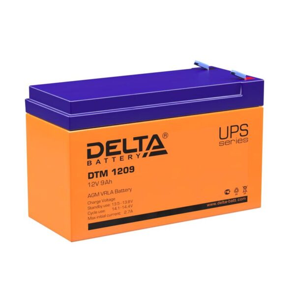 Аккумулятор UPS 12В 9А.ч DTM 1209 Delta 4614010050010 (321646)