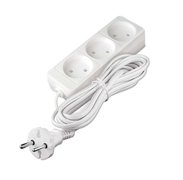 Удлинитель 3х5м без заземл. 10А IP20 2.2кВт ПВС Союз 481S-1305 (333340)