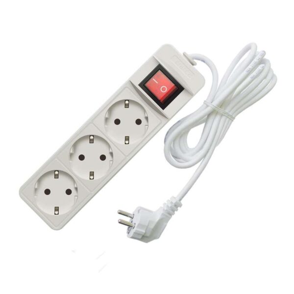Удлинитель 3х5м с заземл. 16А IP20 3.5кВт ПВС с выкл. Союз 481S-8305 (333365)