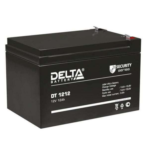 Аккумулятор ОПС 12В 12А.ч DT 1212 Delta 4614010040013 (452647)