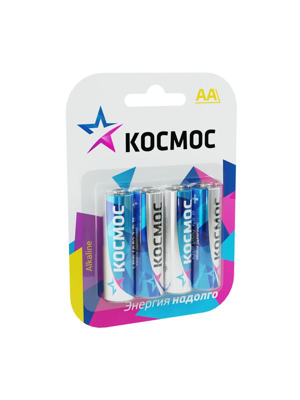 Элемент питания алкалиновый AA/LR6 BP-4 (блист.4шт) КОСМОС KOCLR64BL_classic (464937)