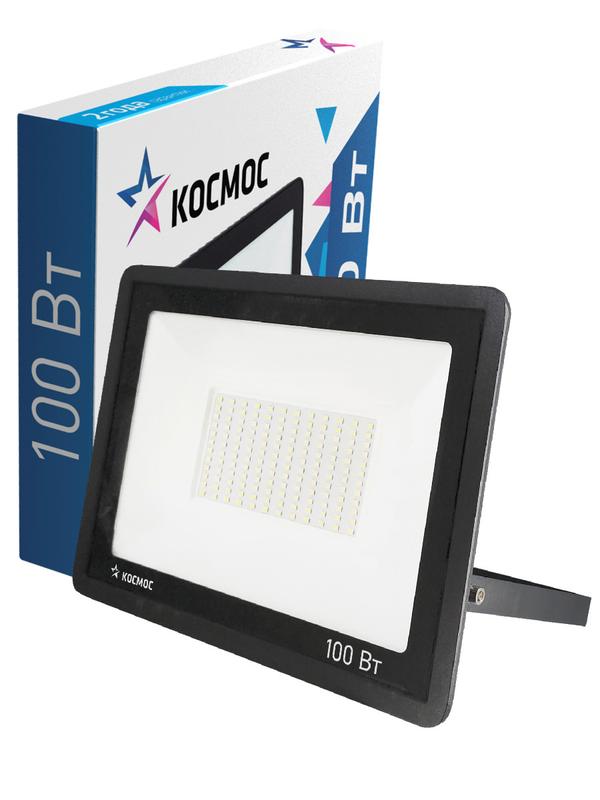 Прожектор светодиодный 100Вт 6500К IP65 8000лм КОСМОС K_PR5_LED_100 (468994)