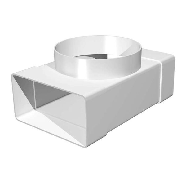 Тройник ТФП d100 с выходом 55х110 пластик ERA 511ТФ10П (472601)
