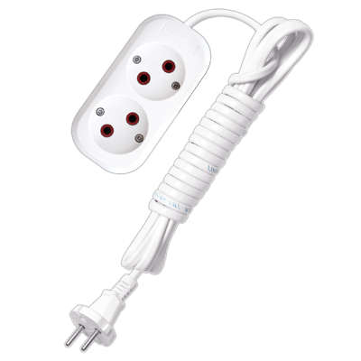 Удлинитель 2х3м без заземл. 6А IP20 У6-011 ШВВП 2х0.75 UNIVersal 9631912 (47817)