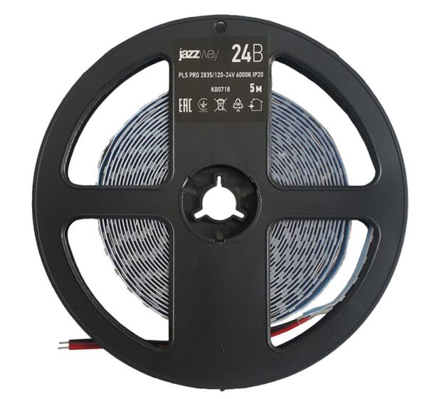 Лента светодиодная PLS PRO 2835/120-24В 6000К IP20 (уп.5м) Pro JazzWay 5015715 (509251)