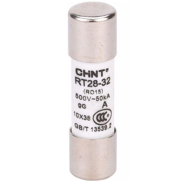 Вставка плавкая цилиндрическая RT28-32 10А 10х38 CHINT 520254 (1611563)
